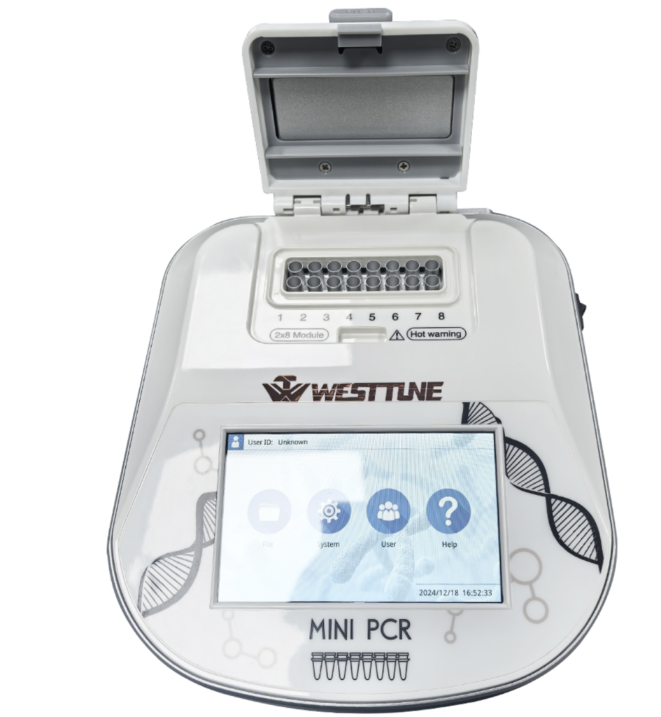 WESTTUNE 16wells Portable Mini Gradient Thermal Cycler DNA PCR test Instrument Price for Molecular Biology