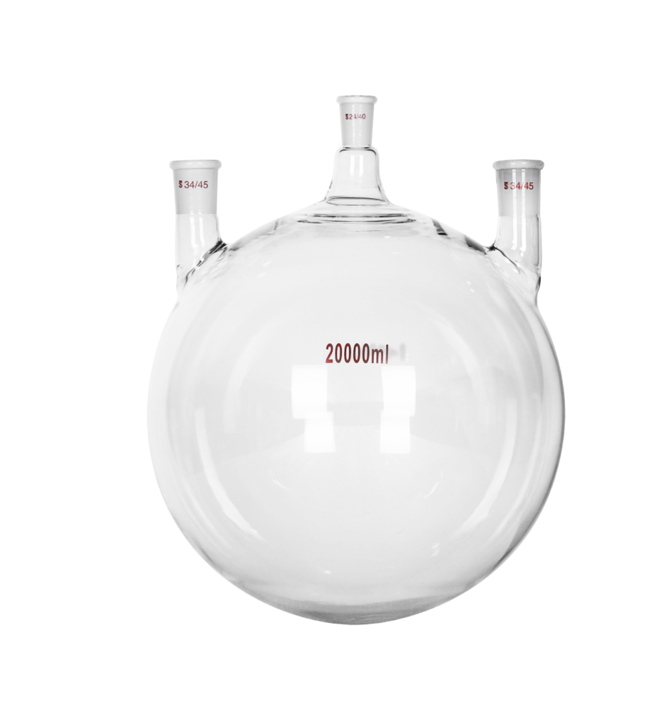 Topacelab 3 Neck 24/40 34/45 10l 10000liters Boiling Flask High Borosilicate Glass Bottle for Oil