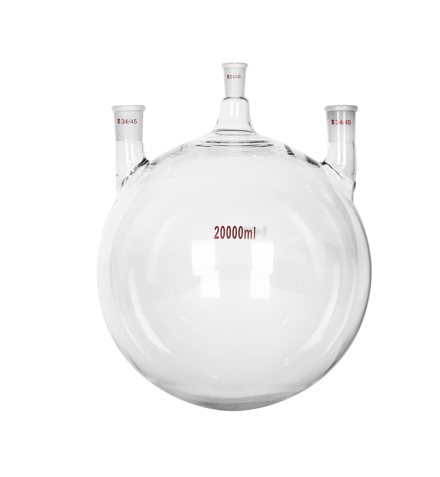 Topacelab 3 Neck 24/40 34/45 10l 10000liters Boiling Flask High Borosilicate Glass Bottle for Oil